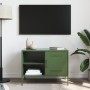 Mobile TV Verde Oliva 68x39x50,5 cm in Acciaio