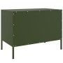 Mobile TV Verde Oliva 68x39x50,5 cm in Acciaio