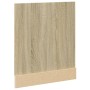 Pannello Lavastoviglie Rovere Sonoma 60x3x67 Legno Multistrato