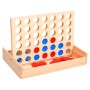 Gioco da Tavolo Forza 4 24x15x4 cm in Legno Massello