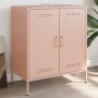 Credenza Rosa 68x39x79 cm in Acciaio