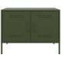 Mobile TV Verde Oliva 68x39x50,5 cm in Acciaio