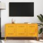 Mobile TV Giallo Senape 100,5x39x50,5 cm in Acciaio