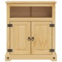 Mobile da Bagno Corona 70x33x80 cm in Legno Massello di Pino