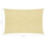 Vela Parasole 160 g/m² Beige 5x8 m in HDPE