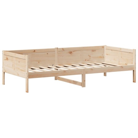 Set Dormeuse e Panca con Tetto 90x190cm Legno Massello di Pino