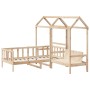 Set Dormeuse e Panca con Tetto 90x190cm Legno Massello di Pino