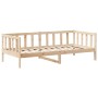 Set Dormeuse e Panca con Tetto 90x190cm Legno Massello di Pino