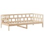 Set Dormeuse con Tetto 90x200cm Legno Massello di Pino