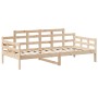 Set Dormeuse e Panca con Tetto 90x200cm Legno Massello di Pino