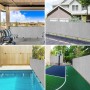 Rete per Privacy Grigio Chiaro 2x50 m in HDPE 75 g/m²