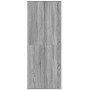 Credenza Grigio Sonoma 70x35x180 cm in Legno Multistrato