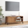 Mobile TV Marrone 90x30x40 cm in Legno Massello di Pino