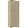 Credenza Rovere Sonoma 70x35x180 cm in Legno Multistrato