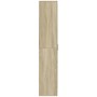 Credenza Rovere Sonoma 70x35x180 cm in Legno Multistrato
