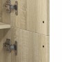Credenza Rovere Sonoma 70x35x180 cm in Legno Multistrato