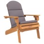 Set Salotto da Giardino Adirondack 4pz Legno Massello di Acacia