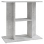 Supporto Acquario 60x30x60 cm Legno Multistrato Grigio Cemento