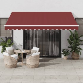 Tenda da Sole Retrattile Automatica Bordò 400x300 cm