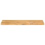 Piano Tavolo Bordi Vivi 110x30x3,8cm in Legno Massello di Mango