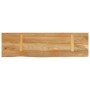 Piano Tavolo Bordi Vivi 110x30x3,8cm in Legno Massello di Mango