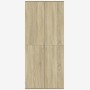 Credenza Rovere Sonoma 80x35x180 cm in Legno Multistrato