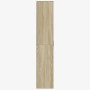 Credenza Rovere Sonoma 80x35x180 cm in Legno Multistrato