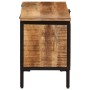 Scatola Portaoggetti 82x30x43 cm Legno Massello di Mango Grezzo