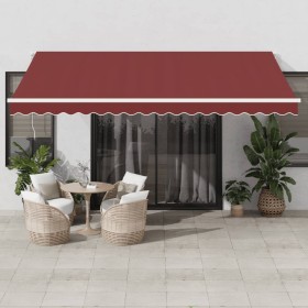 Tenda da Sole Retrattile Manuale Bordò 450x300 cm