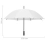 Ombrello Bianco 130 cm