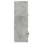 Credenza Grigio Cemento 36x35,5x103,5 cm in Legno Multistrato