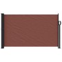 Tenda da Sole Laterale Retrattile Marrone 120x500 cm