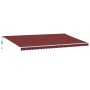 Tenda da Sole Retrattile Automatica Bordò 600x300 cm