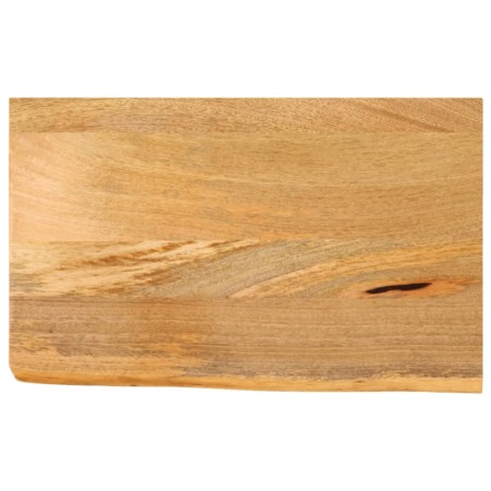 Piano Tavolo Bordi Vivi 50x20x2,5 cm in Legno Massello di Mango