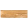 Piano Tavolo Bordi Vivi 120x30x2,5cm in Legno Massello di Mango