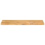 Piano Tavolo Bordi Vivi 120x30x2,5cm in Legno Massello di Mango