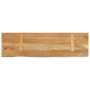 Piano Tavolo Bordi Vivi 120x30x2,5cm in Legno Massello di Mango