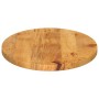 Piano Tavolo 100x40x2,5 cm Ovale in Legno Massello di Mango