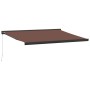 Tenda Sole Retrattile Manuale 450x300 cm Marrone