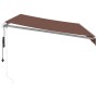 Tenda da Sole Retrattile Automatica Marrone 350x250 cm