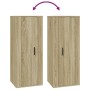 Set di Mobili Porta TV 6 pz Rovere Sonoma in Legno Multistrato