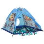 Tenda da Gioco per Bambini Blu con 250 Palline 120x120x90 cm