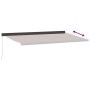 Tenda Sole Retrattile Manuale 500x300 cm Marrone
