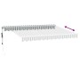 Tenda Retrattile Automatica Antracite e Bianco 350x250 cm