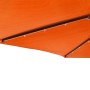 Ombrellone Giardino LED Palo Acciaio Terracotta 225x225x212 cm