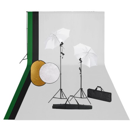 Kit Studio Fotografico con Luci Fondale e Riflettore