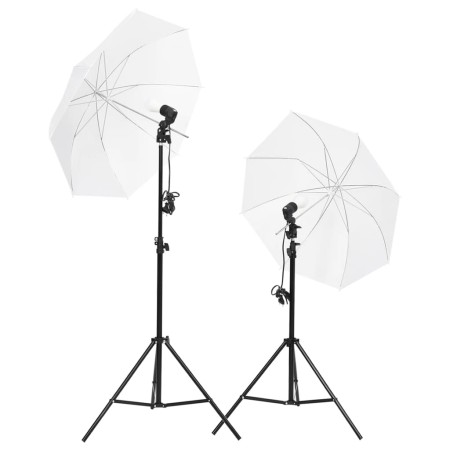 Kit Studio Fotografico con Set di Luci, Fondale e Riflettore