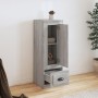 Credenza Grigio Sonoma 36x35,5x103,5 cm in Legno Multistrato