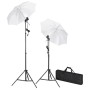 Set Studio Fotografico Fondale Verde 600x300 cm e Luci