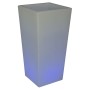 Eurotrail Lampada LED Ricaricabile/Vaso di Fiori Rotondo 80 cm